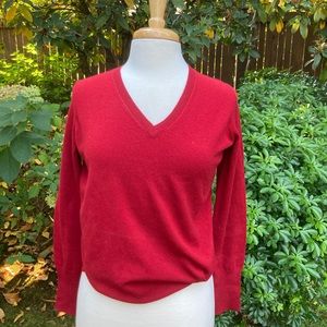 Red Cashmere Sweater